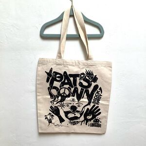 IT’S A PARTY  CANVAS SHOPPING BAG COOL CANVAS BAG Mushroom Clown drink Party Sun